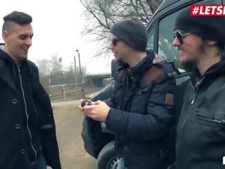 Letsdoeit - easter králíček anny jitřenka dostane v prdeli těžký v the zpět na a autobus