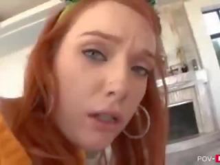 Redhaired diva really loves to get fucked from behind - pov-porn.net