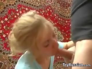 Fascinating Russian daughter With Two Cocks On Her Bed