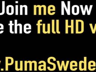 Reged talking puma swede drills her manis swedish entuk!