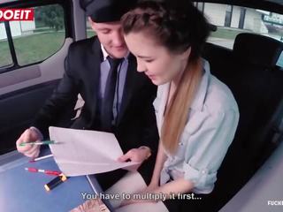 Letsdoeit - groovy bashkëarsimim seduces dhe fucks me fat taksi driver