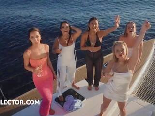 Lifeselector - concupiscent bachelorette party babes at sea