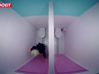 LETSDOEIT - German SECRETARY Celina Davis Fucked By BOSS On The Toilet