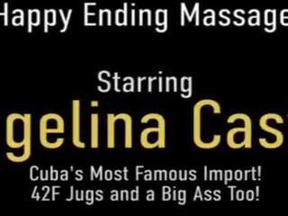 Eccezionale massaggio e fica fucking&excl; cubano deity angelina castro prende dicked&excl;