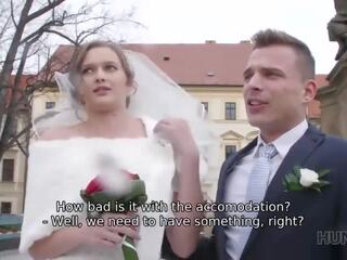 HUNT4K. perky bride gets fucked for cash in front of her groom sex clip vids