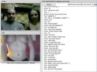 Chatroulette #75 great to trot couple suck and fuck