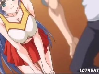 Hentai pohlaví klip s titty roztleskávačka