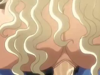 Besar meloned anime si rambut perang seks / persetubuhan
