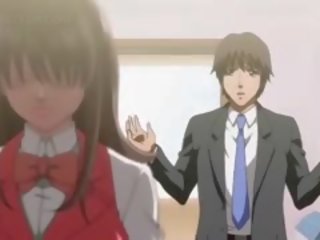 Svůdný 3d anime krása foukání a zkurvenej těžký kohout