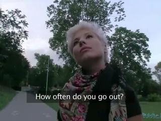 PublicAgent Blonde Czech enchantress Fucks on Street for Money NABLOG.org