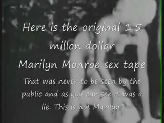Marilyn monroe orijinal 1.5 milyon erişkin film bant yalan asla görüldü
