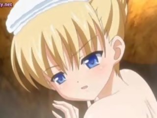 Blond enchantress anime blir pounded