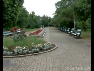 CZECH STREETS Sleaze Greenhorn In PARK